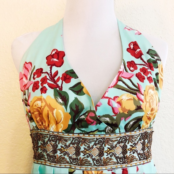 Mint Floral Forever 21 Dress - Picture 3 of 4